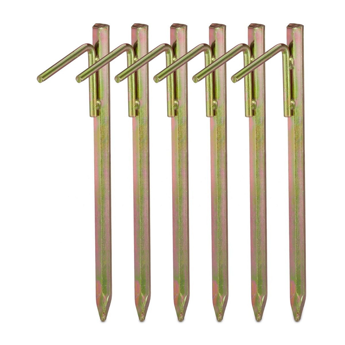 8 Stück Erdanker Aus Feuerverzinktem Stahl – 30 Cm Lang, U-Form | Für Trampoline, Zelte & Garten