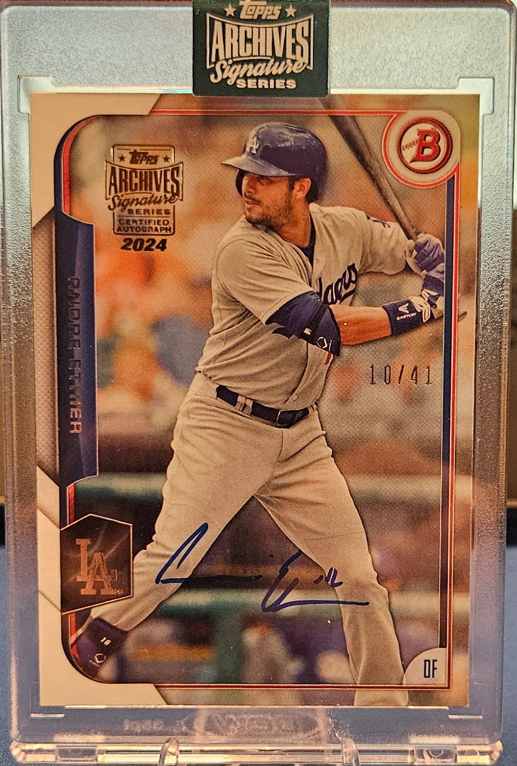 2024 Topps Archives Signature Series - Andre Ethier #68 - Auto 10/41