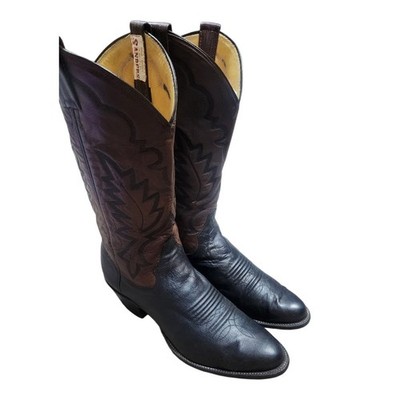 Vintage Sanders Two-Tone Boots, Men's 9.5