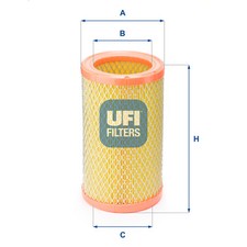 UFI 27.824.00 Luftfilter für RENAULT CITROËN