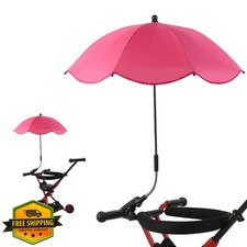 Baby Stroller Parasol Umbrella Clamp 360 Adjustable Sun Shade