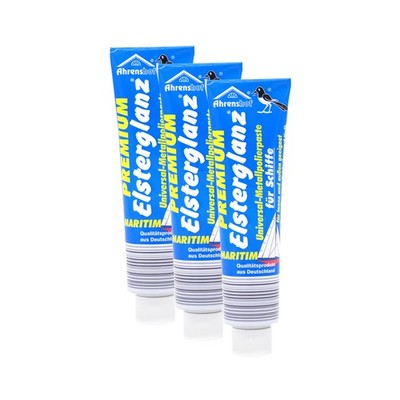 3x Elsterglanz Universal Metallpolierpaste für Schiffe 150ml