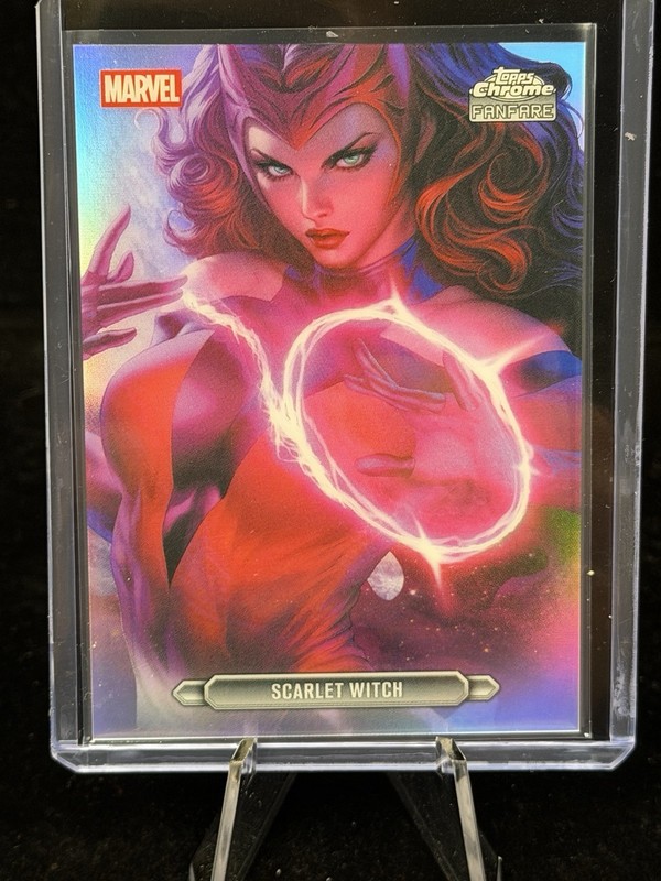 2026 Topps Chrome Marvel Comics Fanfare Card Scarlet Witch Refractor #FF-36 GV08