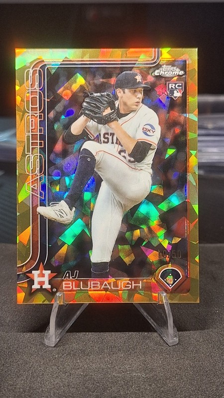 AJ BLUBAUGH Gold Sapphire Rookie /50 - 2025 Topps Chrome Sapphire Baseball