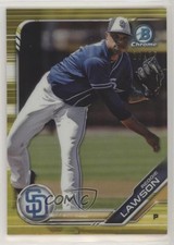 2019 Bowman Chrome Prospects Yellow Refractor 10/75 Reggie Lawson #BCP-68 i5q