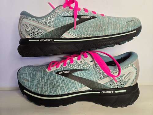 Ladies Brooks Ghost 14 Sneakers Size 7.5 Trail Running Comfort Classic - Picture 2 of 7