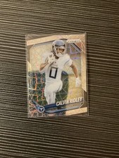 2025 Panini Prizm - Calvin Ridley Silver Lazer Prizm #220 Tennessee Titans