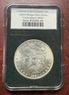 1880-S Morgan Silver Dollar – Uncirculated (Littleton Holder) – Strong Luster