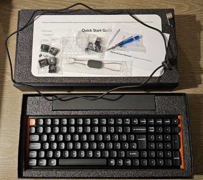 Keychron - K4 HE - Kabellose Tastatur - Nebula Magnetische Switches