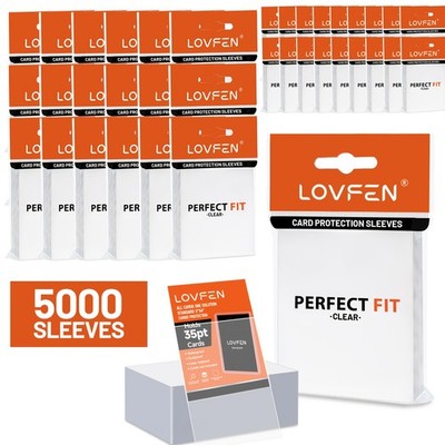 LOVFEN 5000 CTC card sleeve, including 1 hard card box and 35PT soft protective