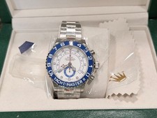 BRAND NEW MENS SEIKO (ROLEX STYLE) YACHTMASTER II WRIST WATCH