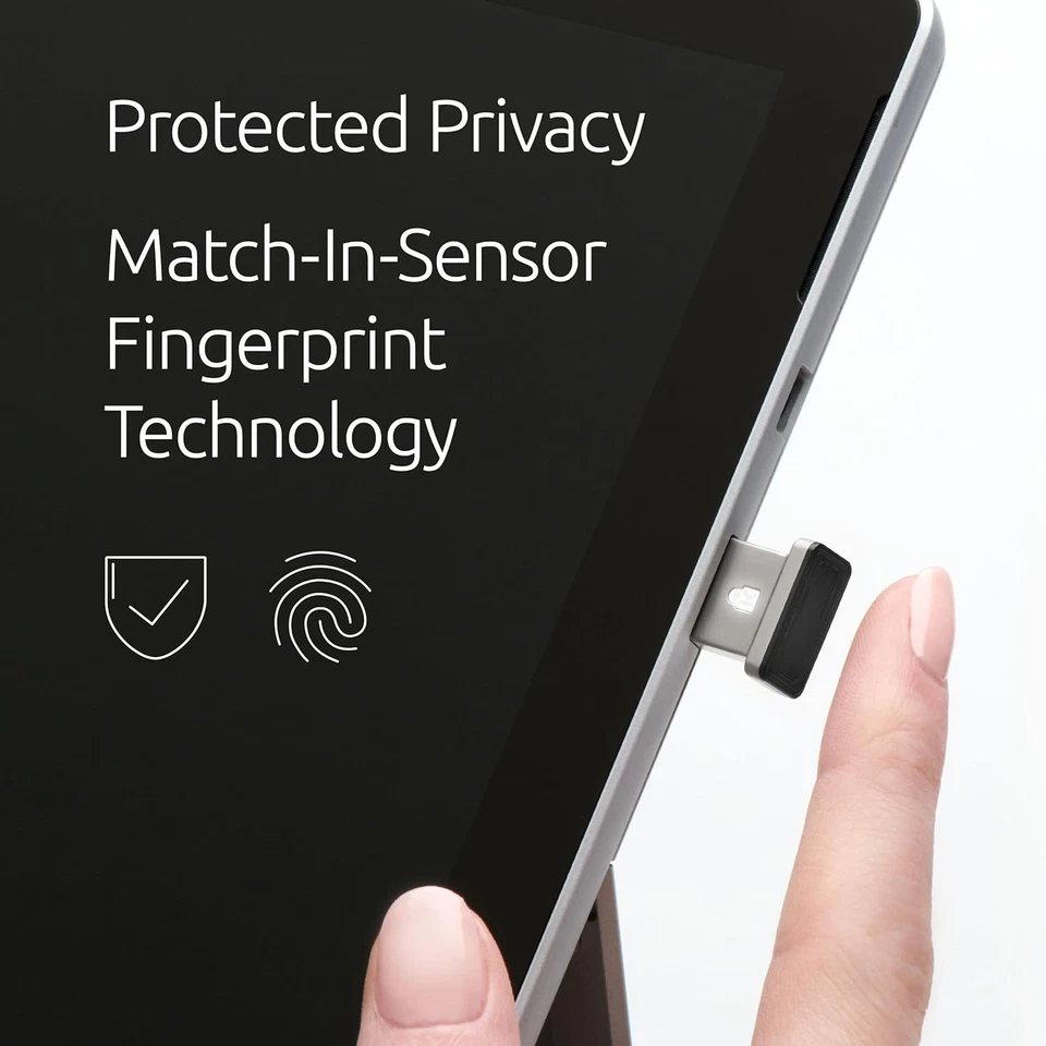 Kensington VeriMark IT - USB Fingerprint Reader / Fingerprint Scanner for Window - Image 4 of 4