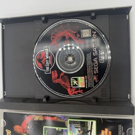 The Lost World Jurassic Park - Sega Saturn 1997 CIB Manual Disc VG Tested
