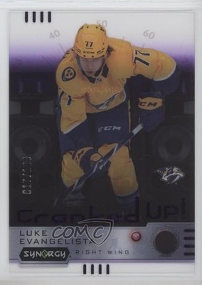 2023 Upper Deck Synergy Cranked Up Purple 17/199 Luke Evangelista Rookie RC 0z0v