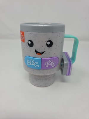 Laugh & Learn Wake Up & Learn Coffee Mug Baby Toy with Music & Ligh Fisher-Price
