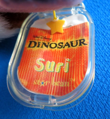 ALADAR SURI lemur beanie MOVIE DINOSAUR STAR BEAN SOFT TOY DISNEY MATTEL VINTAGE - Picture 5 of 7