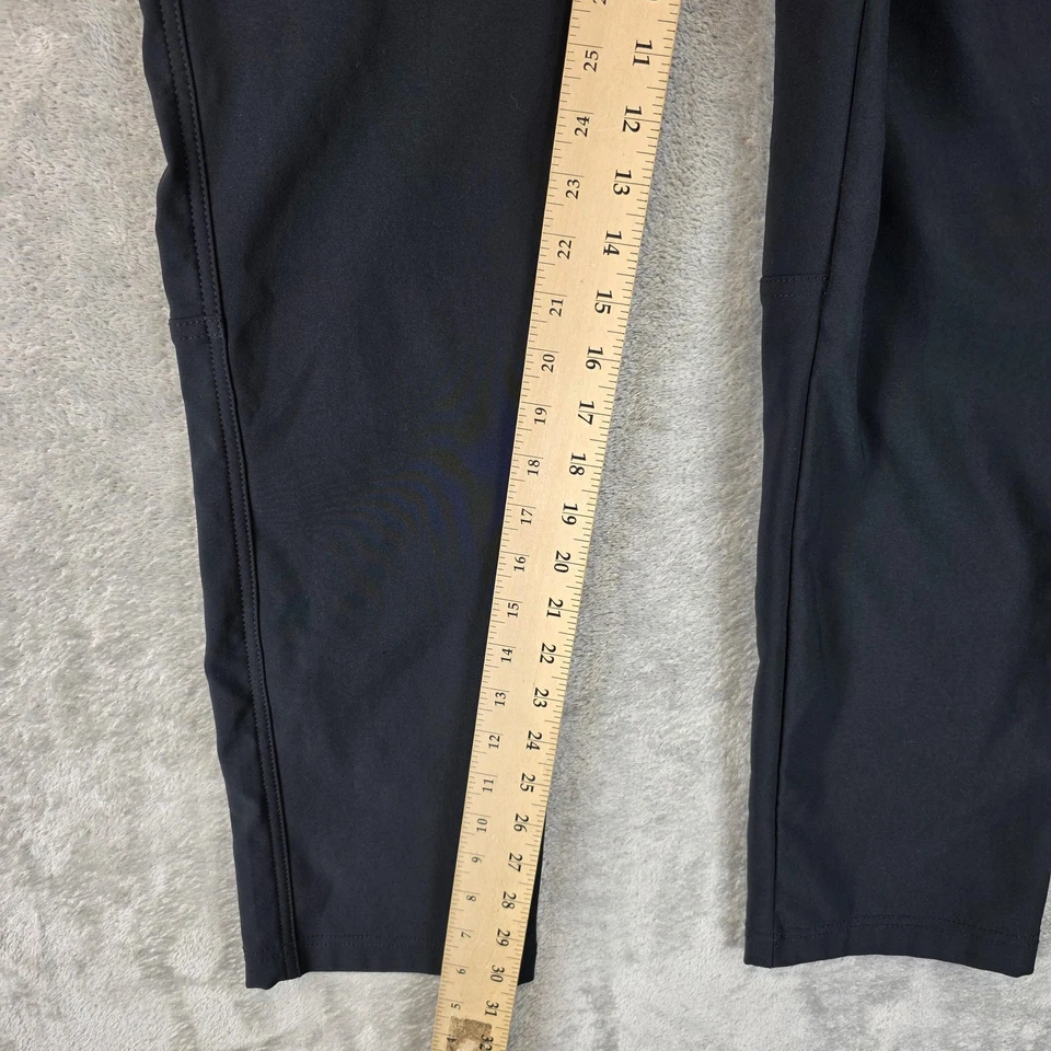 Columbia Pants Womens 12 Black Fleece Lined Softshell Hiking Stretch Zip Fly - Image 4 of 4