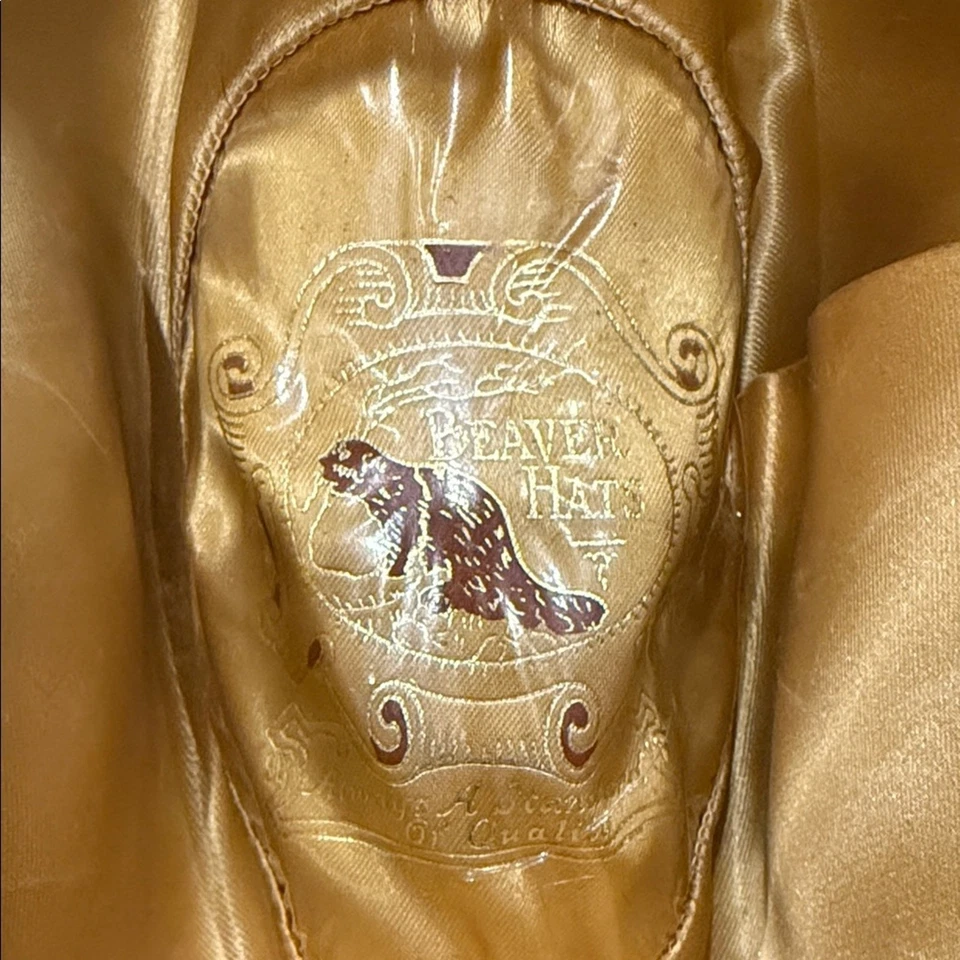 Chapéu castor clássico cowboy marrom 6 3/4 polegadas XXS Youth TODOS meninos - Imagem 2 de 4