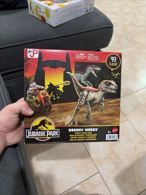 Jurassic Park '93 Classic Dennis Nedry Track & Chase Pack - Brand New