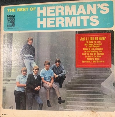 Herman's Hermits The Best Of Herman's Hermits -  VG+/VG E4315 Ultrasonic Clean
