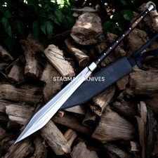 Daga Gladius Romana Tang Full Tang 35" Premium Forjada a Mano Acero J2