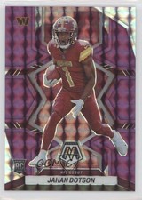 2022 Panini Mosaic NFL Debut Purple Mosaic Prizm 6/49 Jahan Dotson #280 0g70