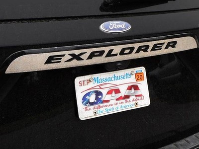 Stainless Steel License Plate Bar Accent  for Explorer 2020-2026 QAA LB60330