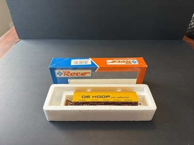 Roco #46311 yellow NS (Netherlands) DE HOOP freight car in box