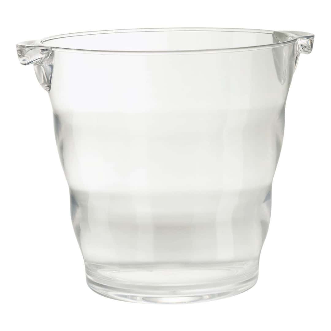 Transparent Acrylic Champagne Ice Bucket Ø 20 H 20 Cm - ILSA
