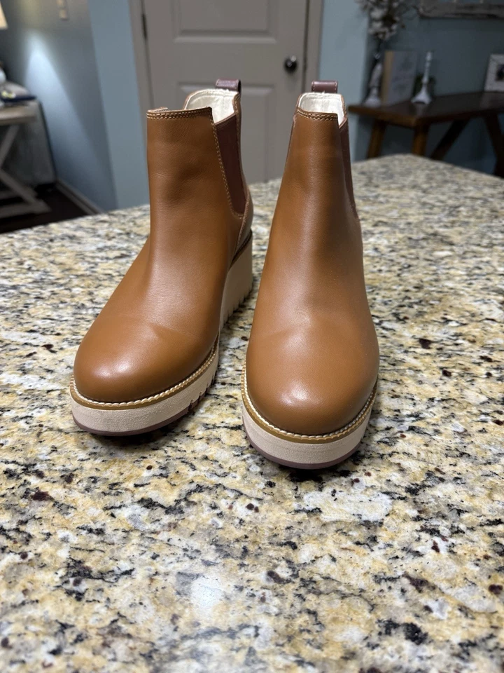 Botas de cuero marrón para mujer Cole Haan talla 8,5 Foto 2 de 4