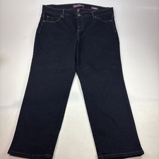 Gloria Vanderbilt Jeans AMANDA Women  s 18W High Rise Blue Denim EUC