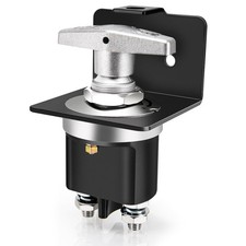 Battery Disconnect Switch, 500A 12V-36V with Lock-Out Plate, Direct Replacement