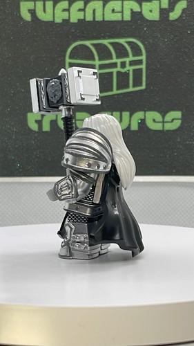 IMPORTACIÓN PERSONALIZADA Brick Man LEGO GUERRERO MEDIEVAL Variante Gris LUJO MiniFigura - Imagen 10 de 15