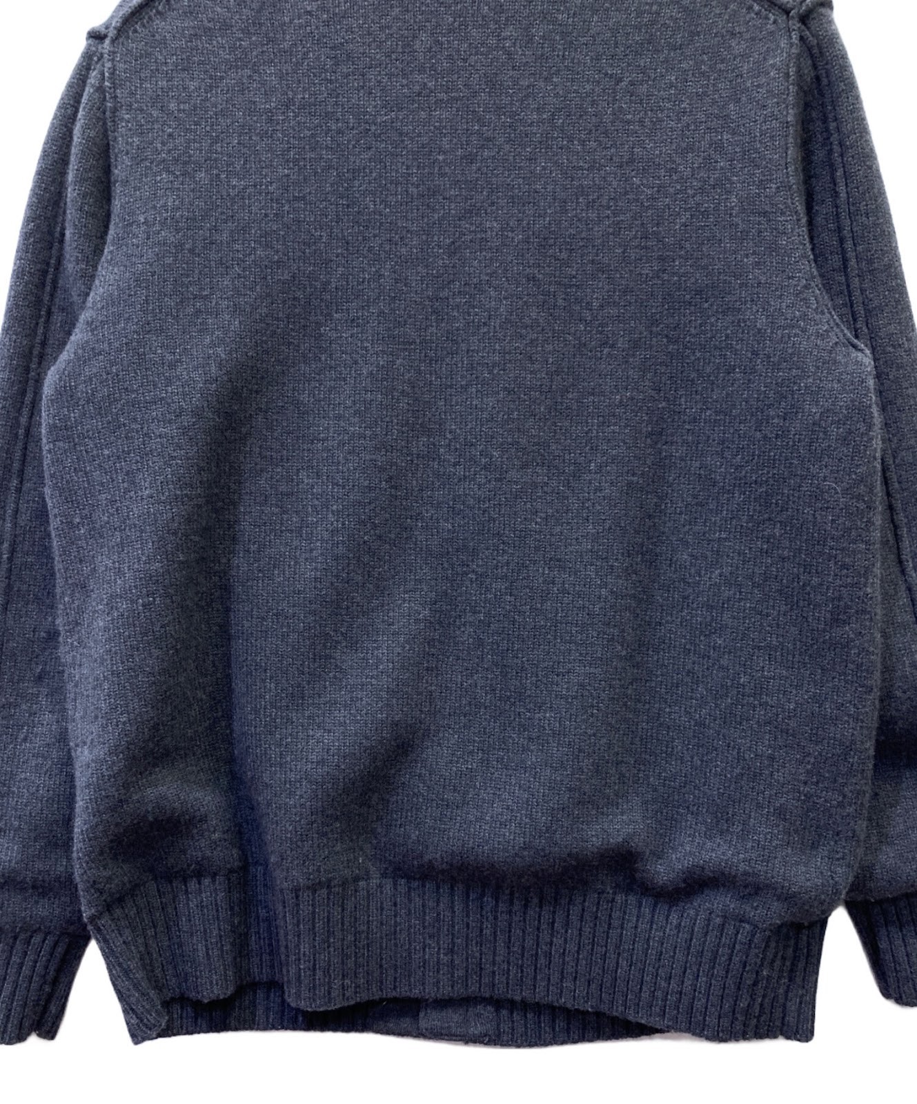 Men's Authentic LACOSTE Gray Zip-Up Knit Wool Outerwear AH0515 image 6
