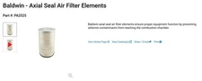 Baldwin PA2525 ✅Axial Seal Air Filter Elements ✅International 470186-C91