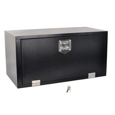  36 Inch Steel Tool Box with T-Handle Latch, Underbody Storage Truck Bed 