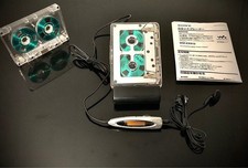 Cassette Walkman Sony WM-EX910 Transparent Cover Serviced Fully Operational