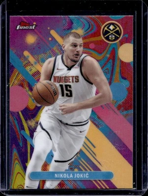 2025-26 Topps Finest Nikola Jokic Common Oil Spill Refractor #60 Nuggets - Image 1 of 2