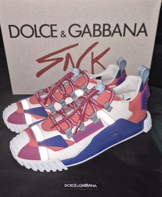 Dolce & Gabbana NS1 sneakers in the White Blue Pink Colorway Men's Size 9