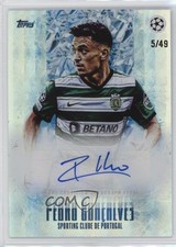 2022 Curated Jamal Musiala Platinum Blue 5/49 Pedro Goncalves Gonçalves Auto va3