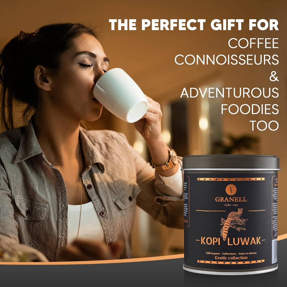 Premium Kopi Luwak Coffee Beans - Rich Aroma & Ultra Smooth Finish 