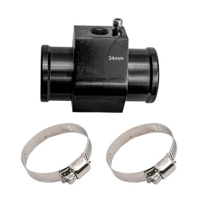 #ad 3PCS Auto Water Temp Joint Pipe Aluminum Sensor Gauge Radiator Hose Adapter... $8.69