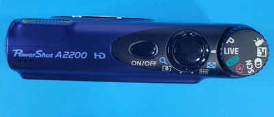 Canon PowerShot A2200 HD 14.1MP Digital Camera Blue PC1585 w/ Case
