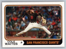 2023 Topps Heritage #258 Cole Waites RC - San Francisco Giants