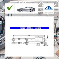 Bremsschlauch Vorne Ate für Opel Vectra B Cc J96 1.8 i 16V (F68)