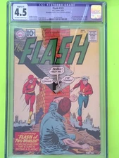 Flash #123 Vol. 1 1961 DC Comics CGC 4.5 (RESTORED) Comic Book ST15-63