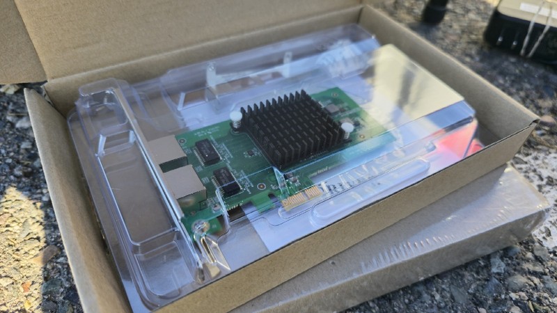 CNA/NIC 82576-GE-2T-X1 PCIe x1 Dual RJ-45 Ethernet Adapter 1.25Gbps
