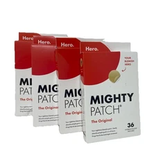 Mighty Patch Original 4x36 (Total 144) Hero Cosmetics Acne Pimple Patch Exp 2027