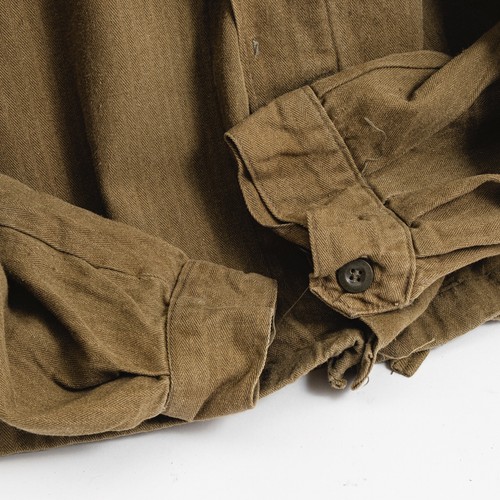 Vintage 80s Faded Khaki Green HBT Workwear Chore Jacket - Size XL - Picture 5 of 7