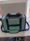 Small animal (cat) carrier case canvas and mesh sturdy clean soft two handles — photo 1